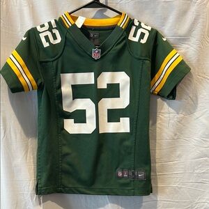 Kids Green Bay Packers Nike jersey. Size small. #52 Clay Matthews